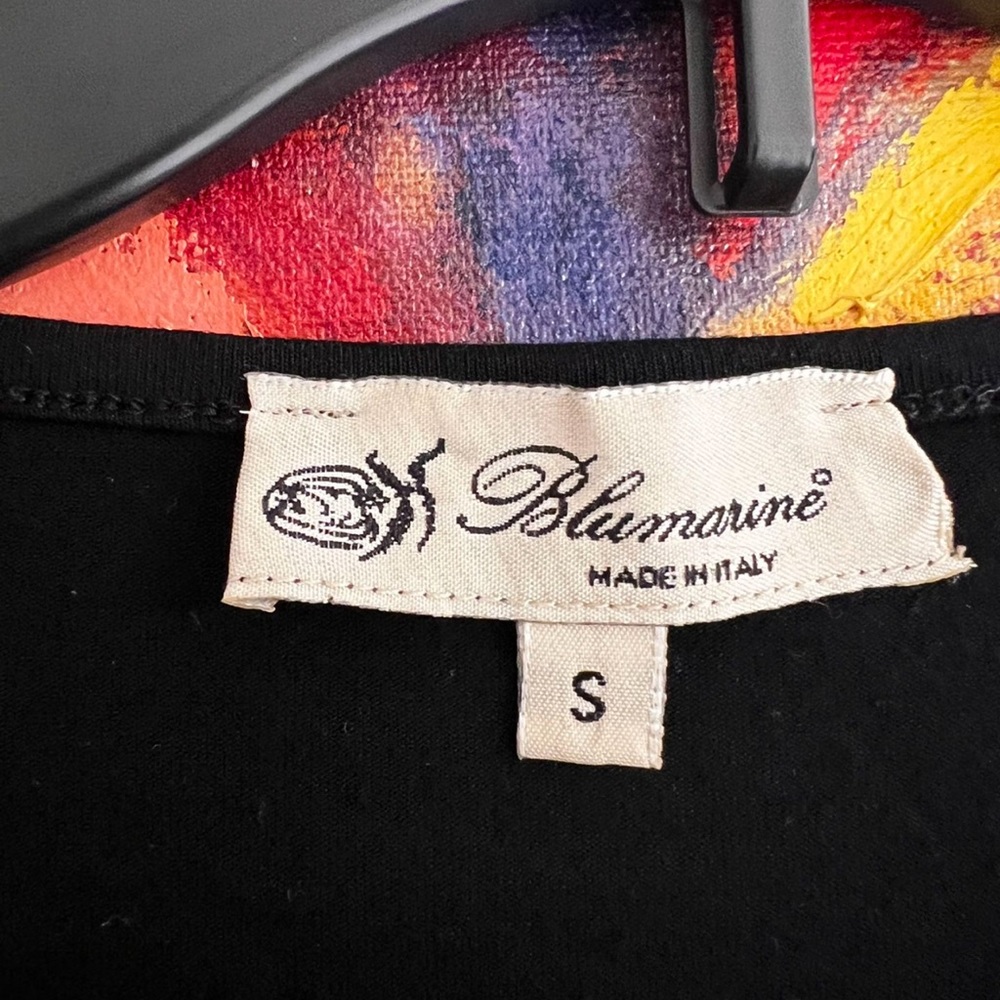 Blumarine sweater cropped style top